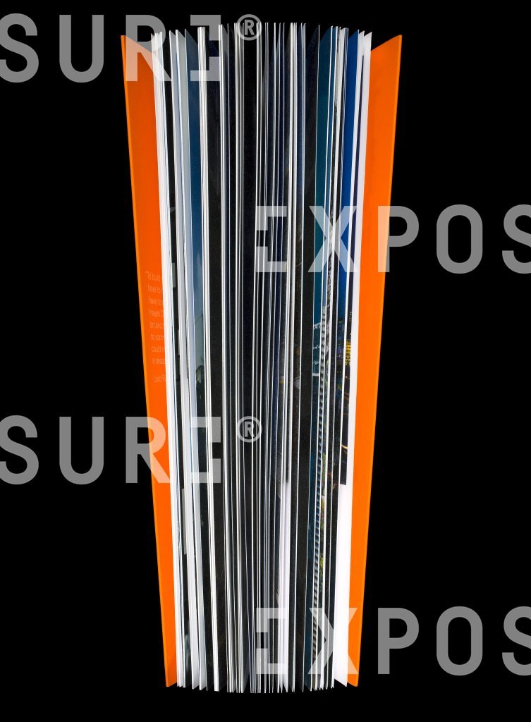 Orange covered book