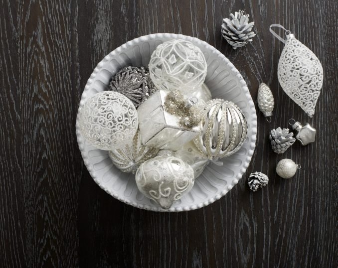 A bowl of baubles