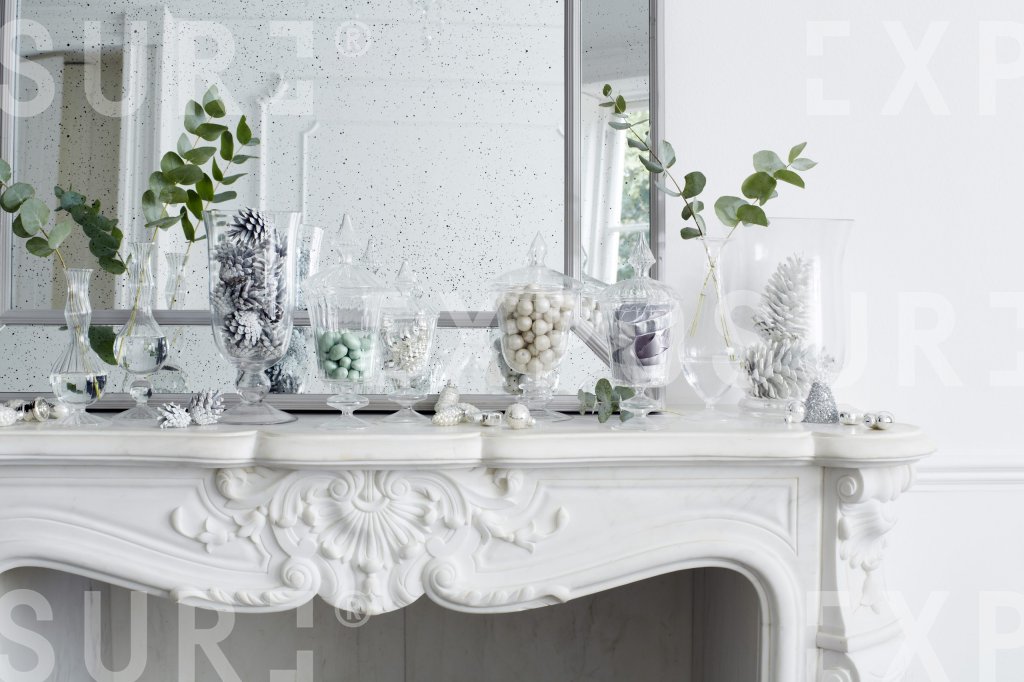 Christmas fireplace