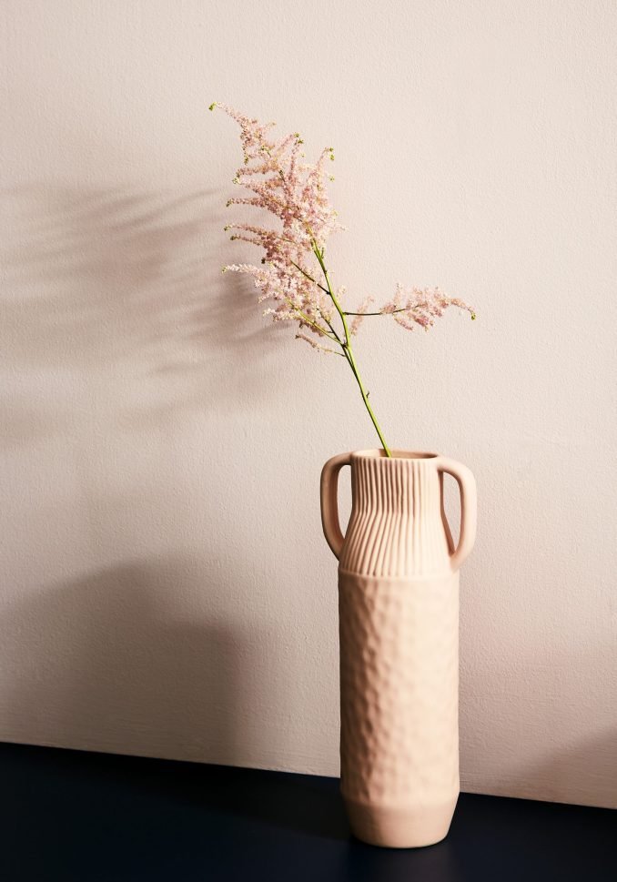 Pink vase