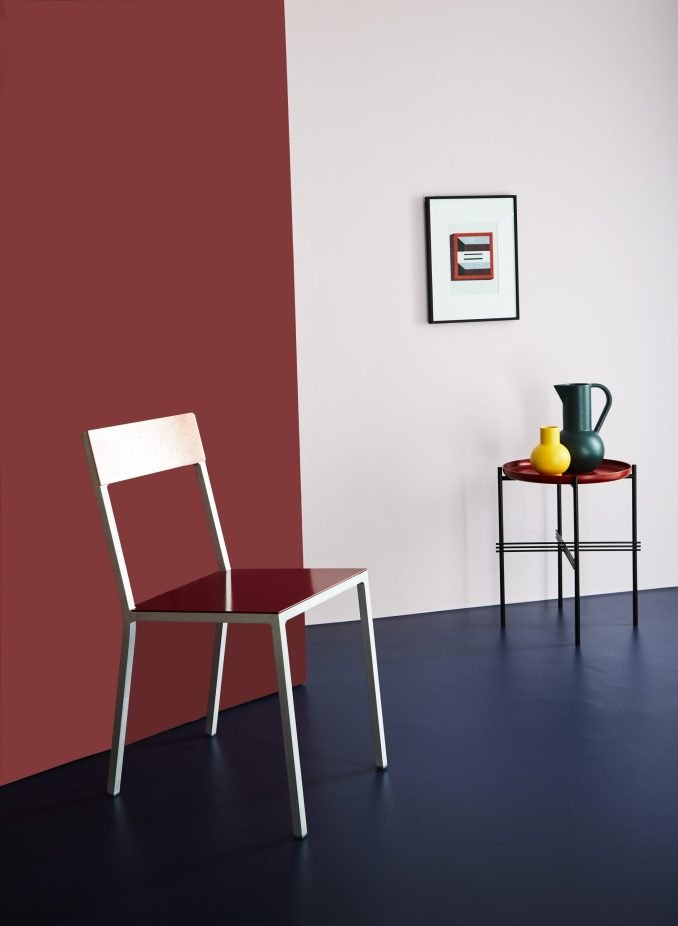 Set design with a chair