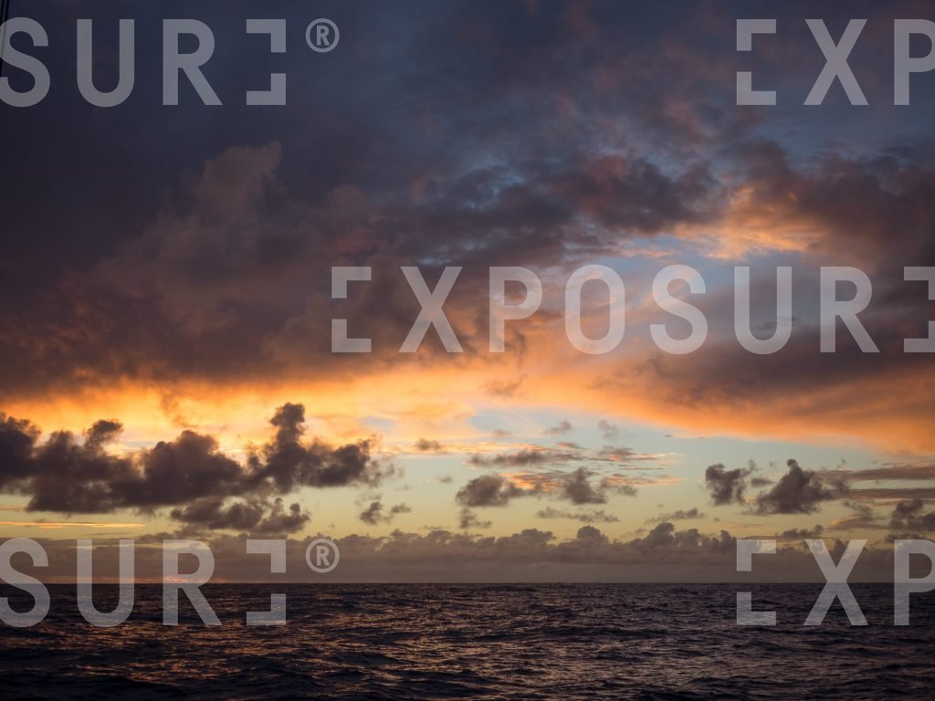 Seascape At Sunset