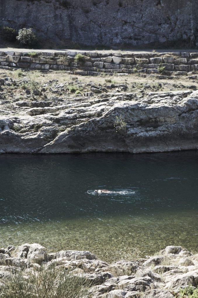 River swimmer