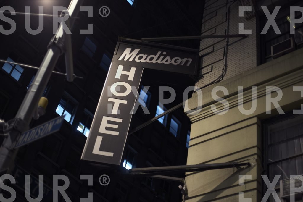 Old hotel sign, New York City
