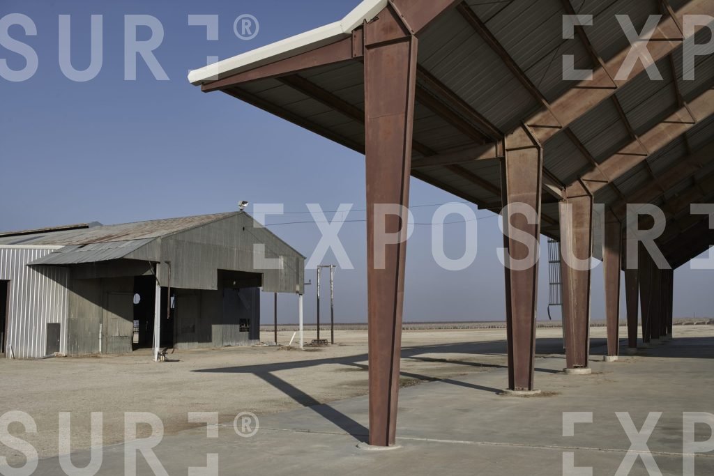 Deserted barns, central California