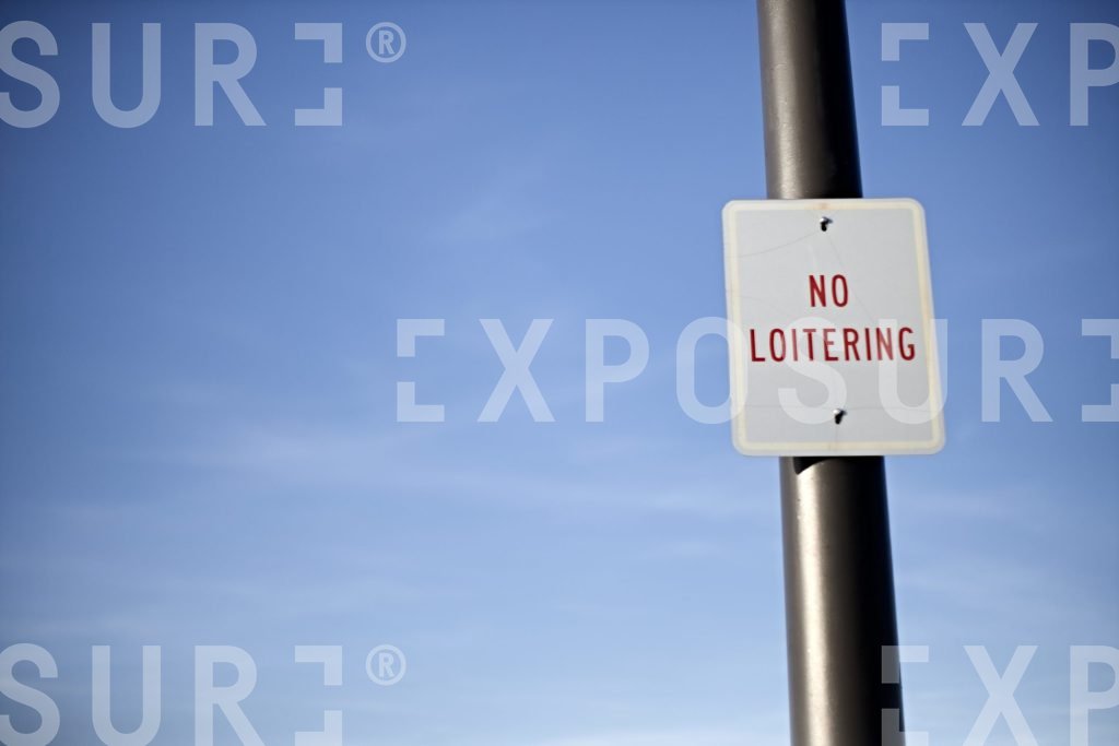 No loitering