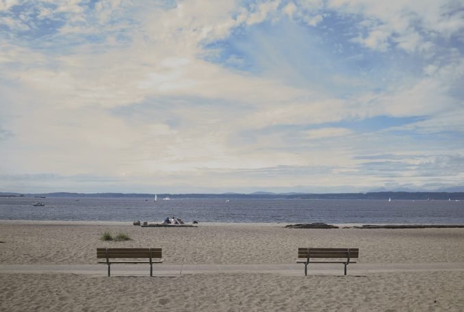 Golden Gardens public beach, Seattle