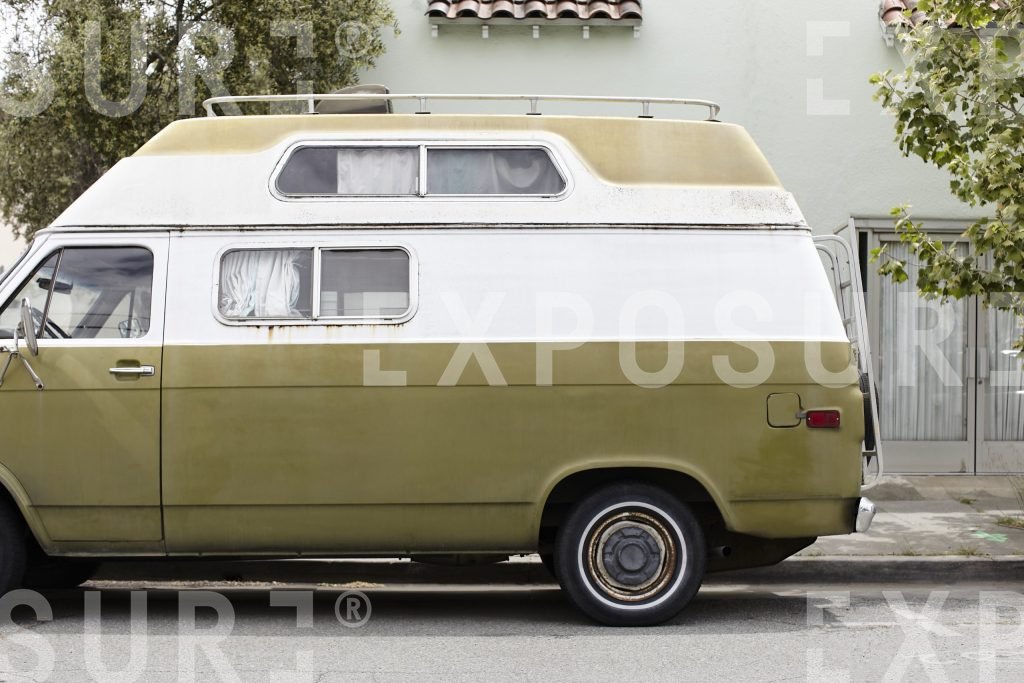 California, old camper van
