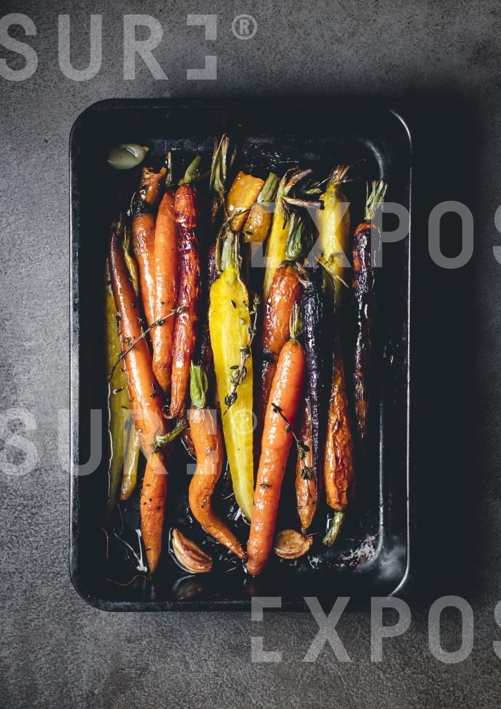 Roasted Rainbow Carrots