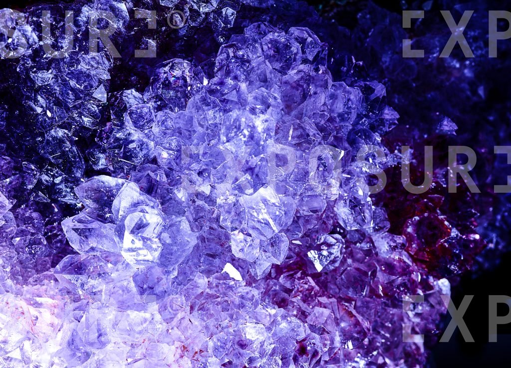 Blue Purple Crystal