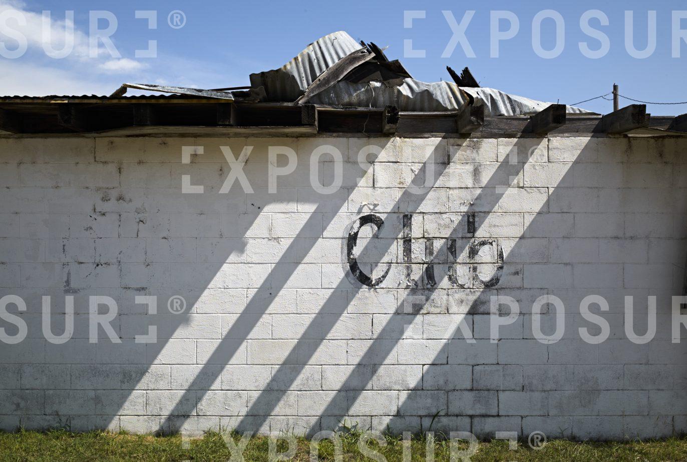 Old derelict club, rural Oklahoma