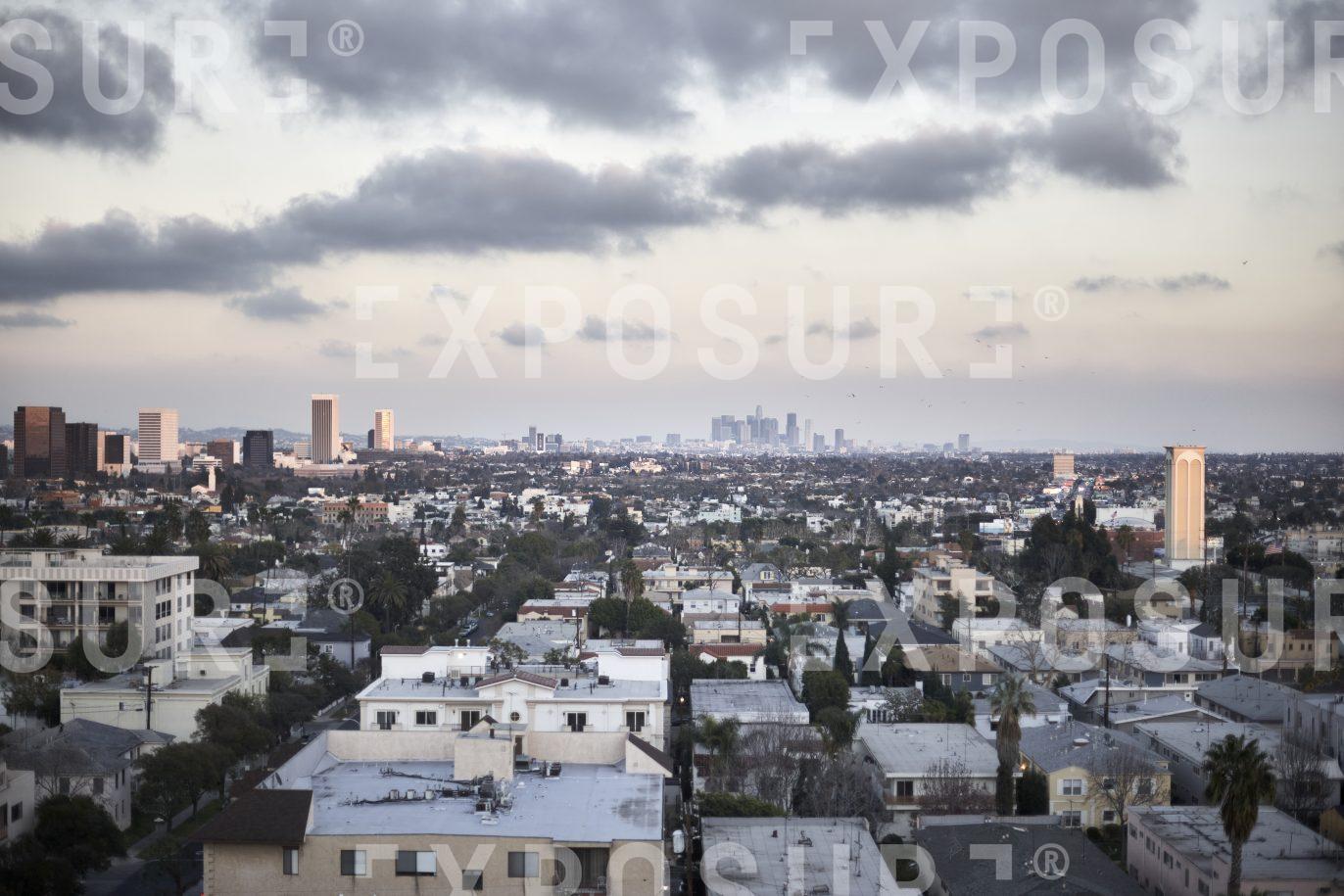 Los Angeles and its suburbs