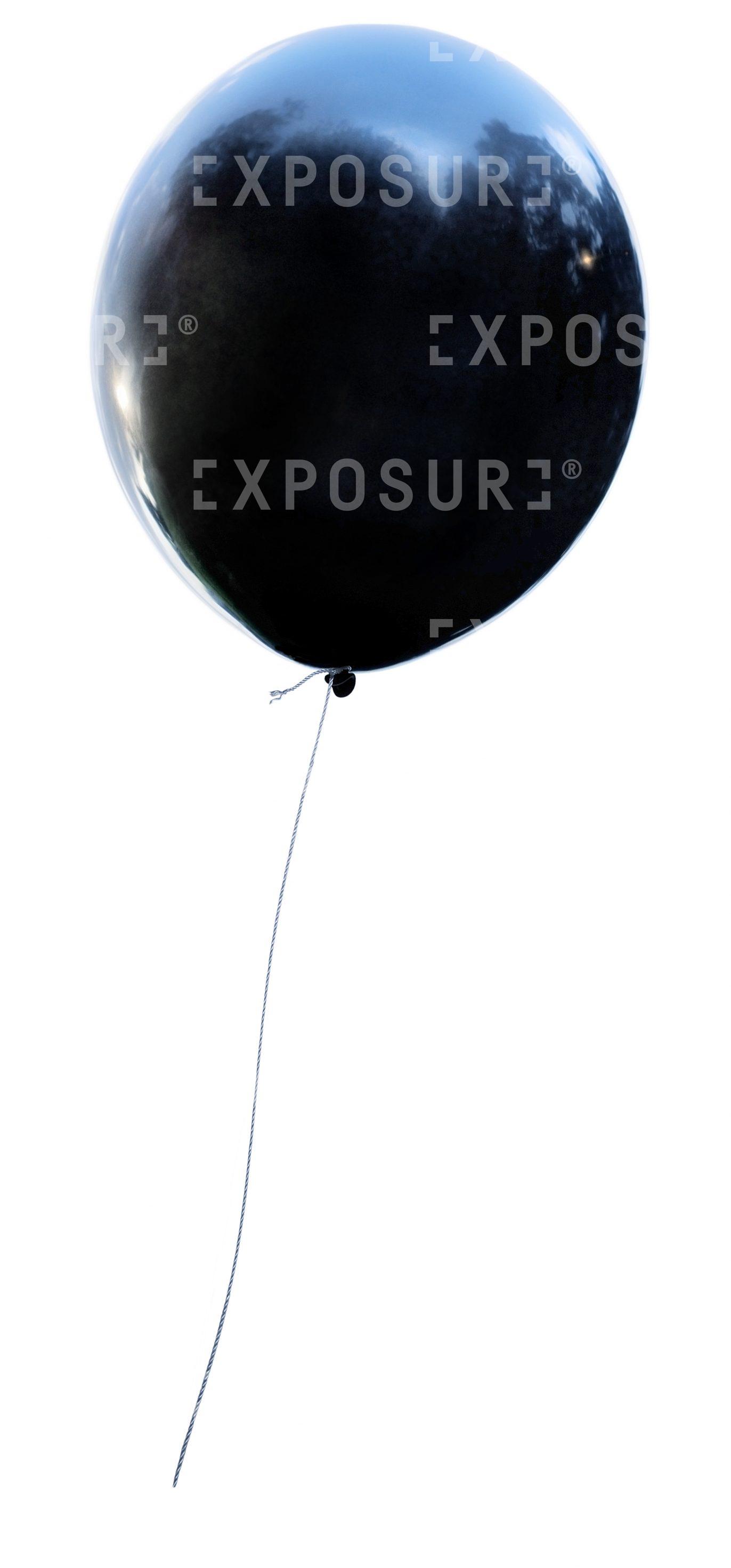 Single Black Balloon