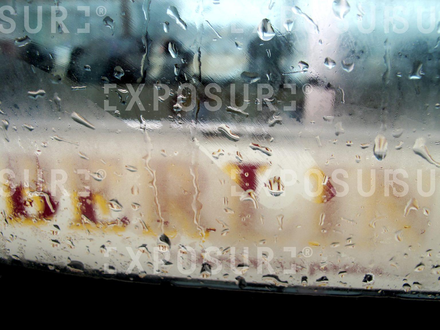 Rainy window in Berlin