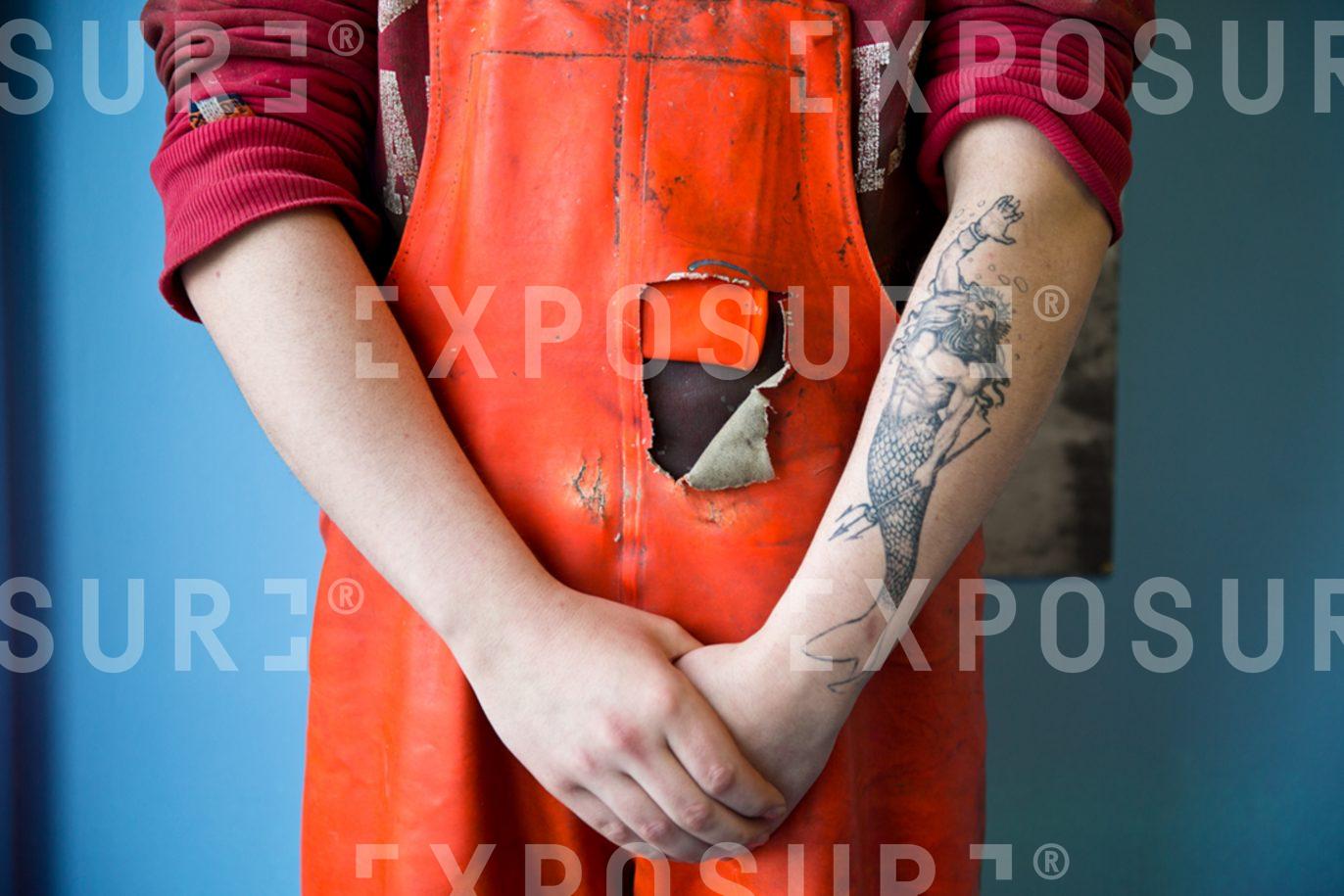 The merman – portrait of a fisherman