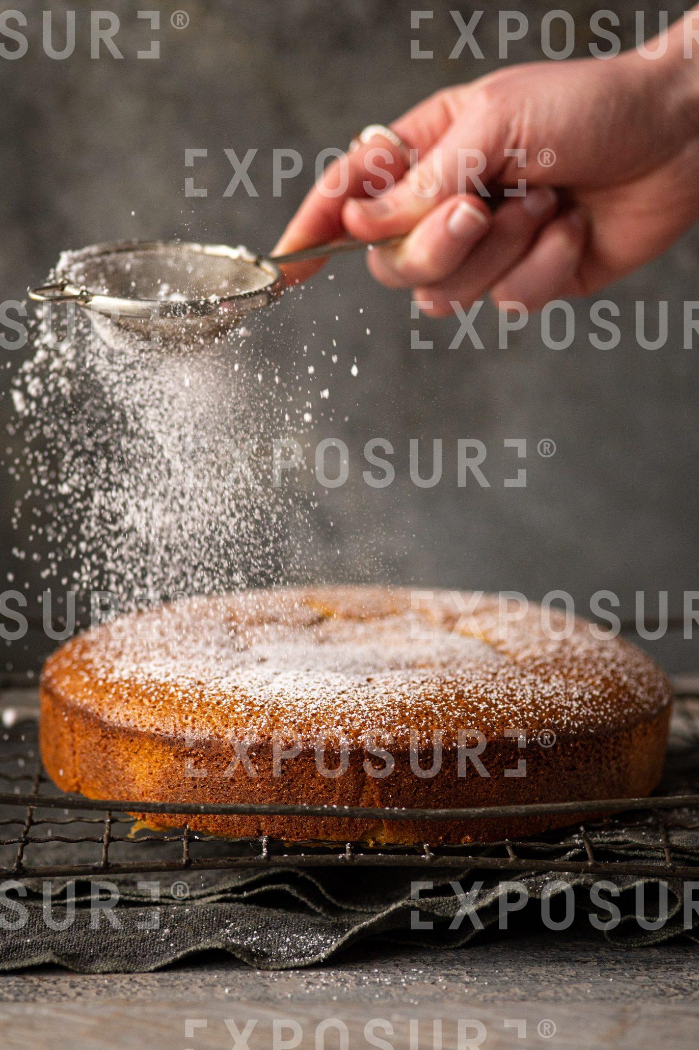 Pistachio, polenta and olive oil cake