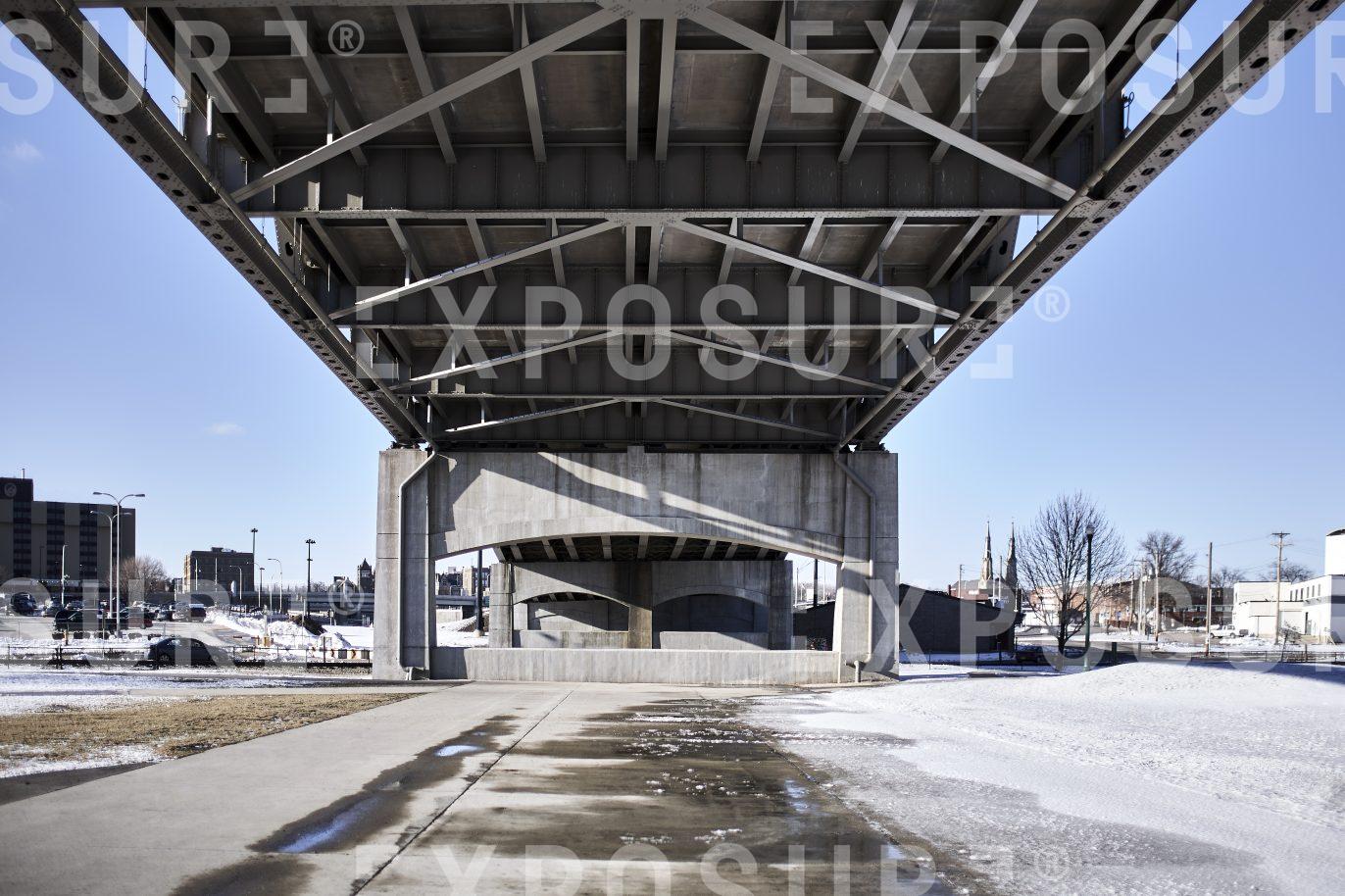 Under Murray Baker Bridge, Peoria