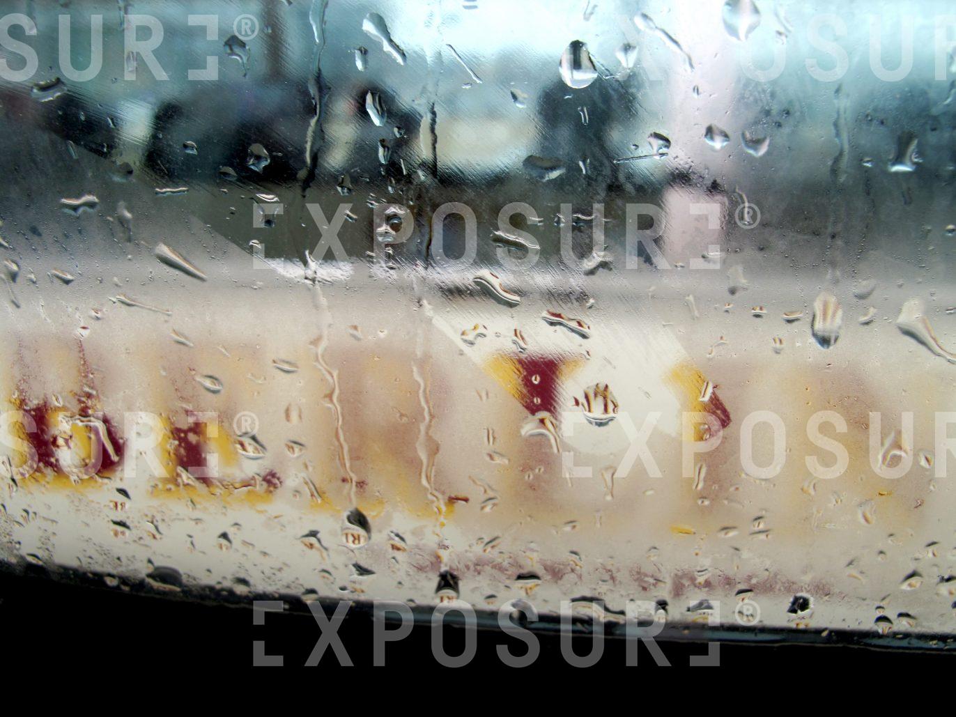 Rainy window in Berlin
