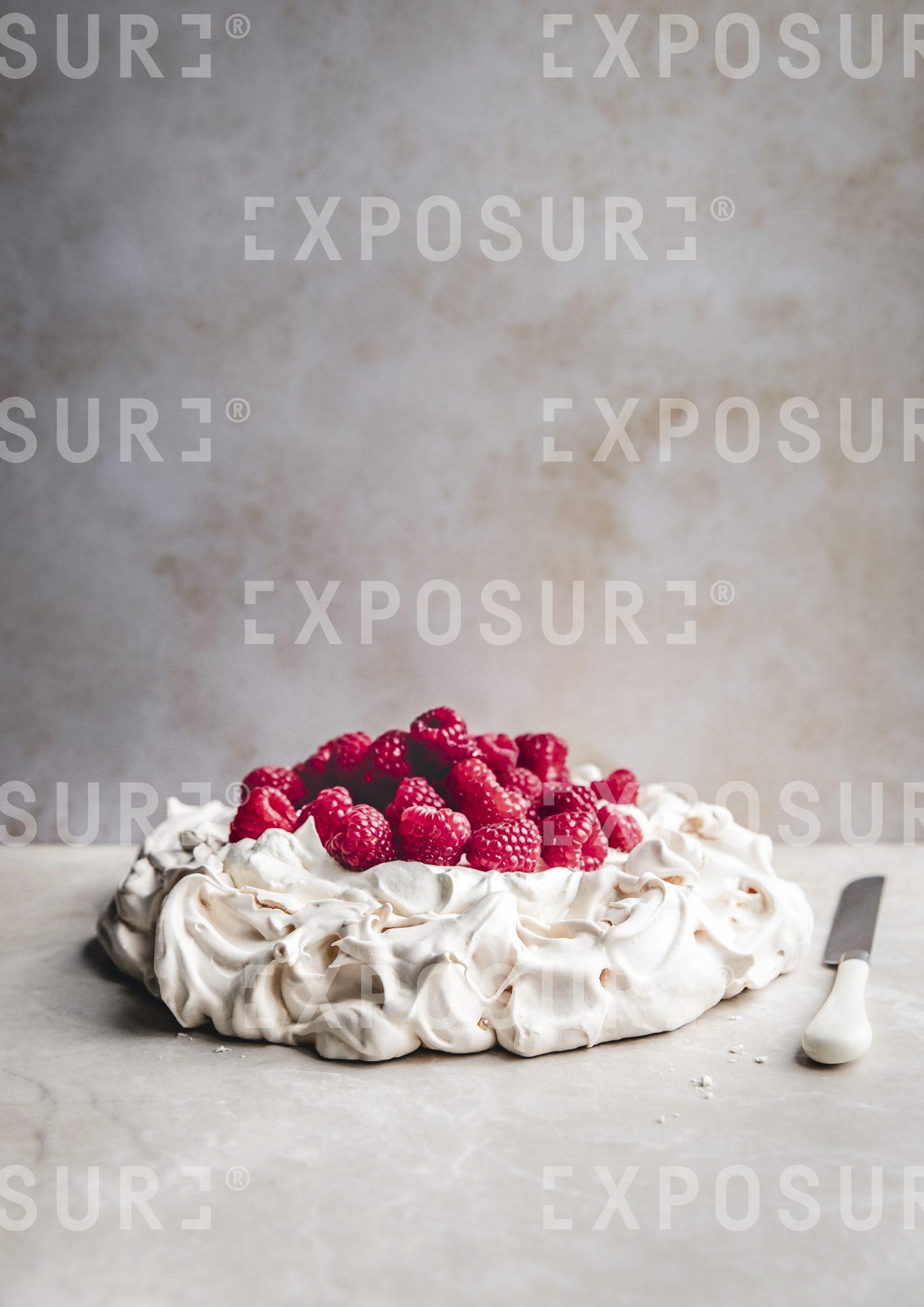 Raspberry Pavlova