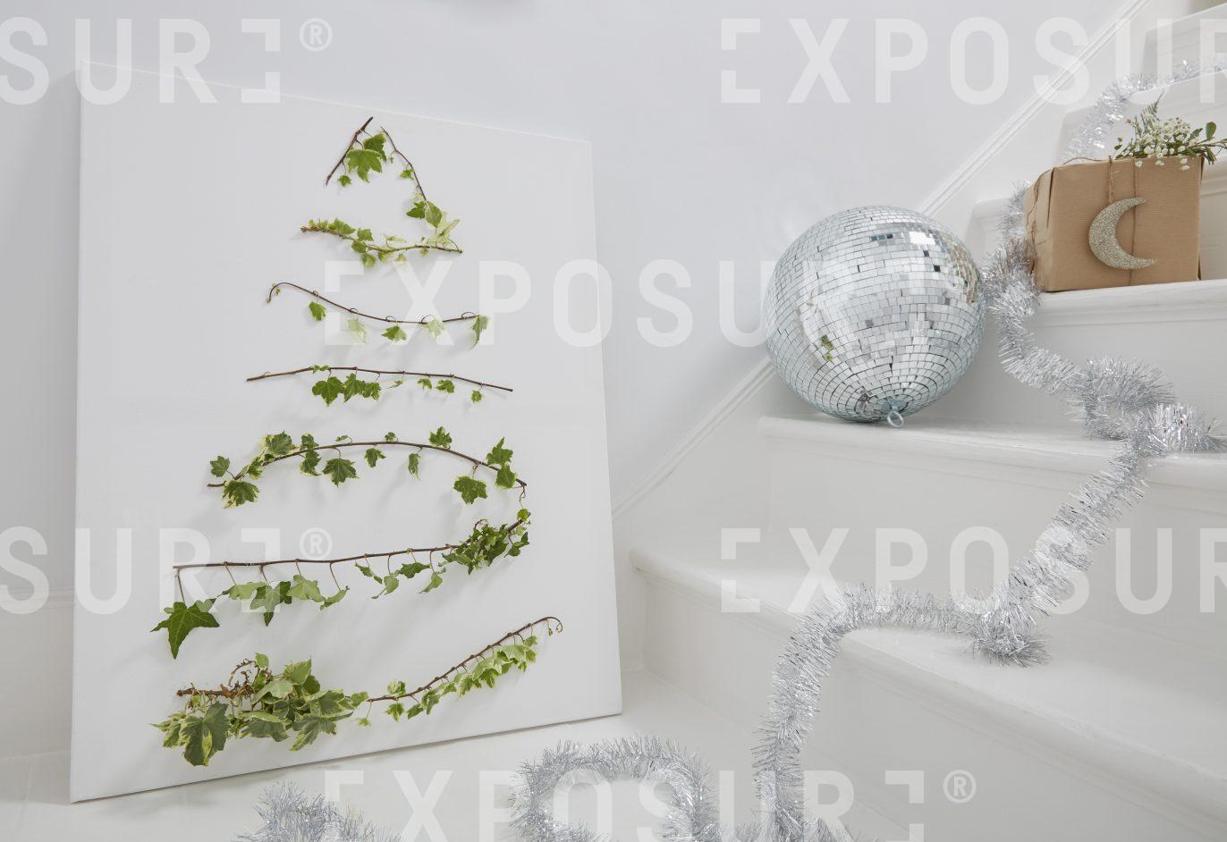 Ivy Christmas tree card