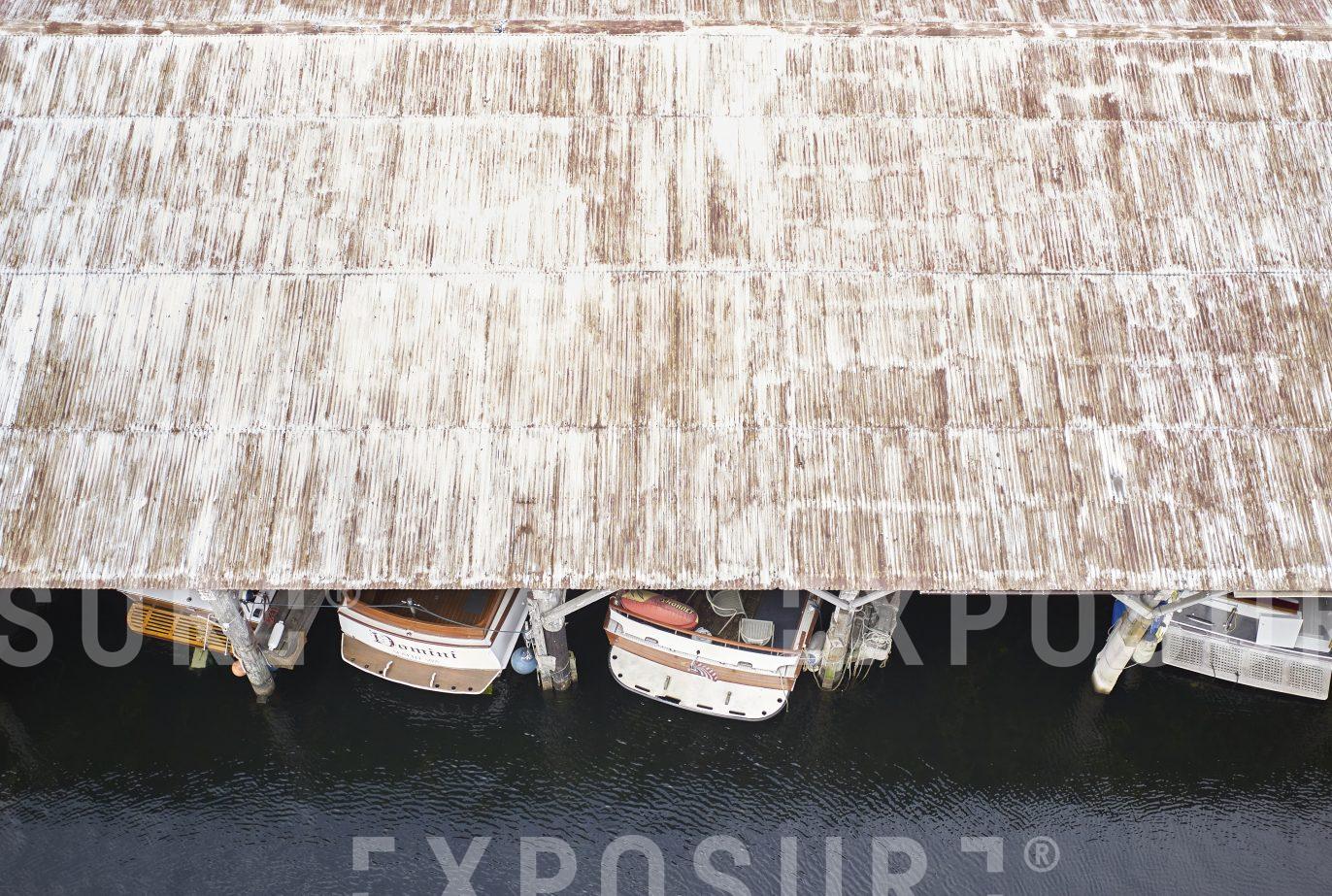 Covered marina moorings, Seattle