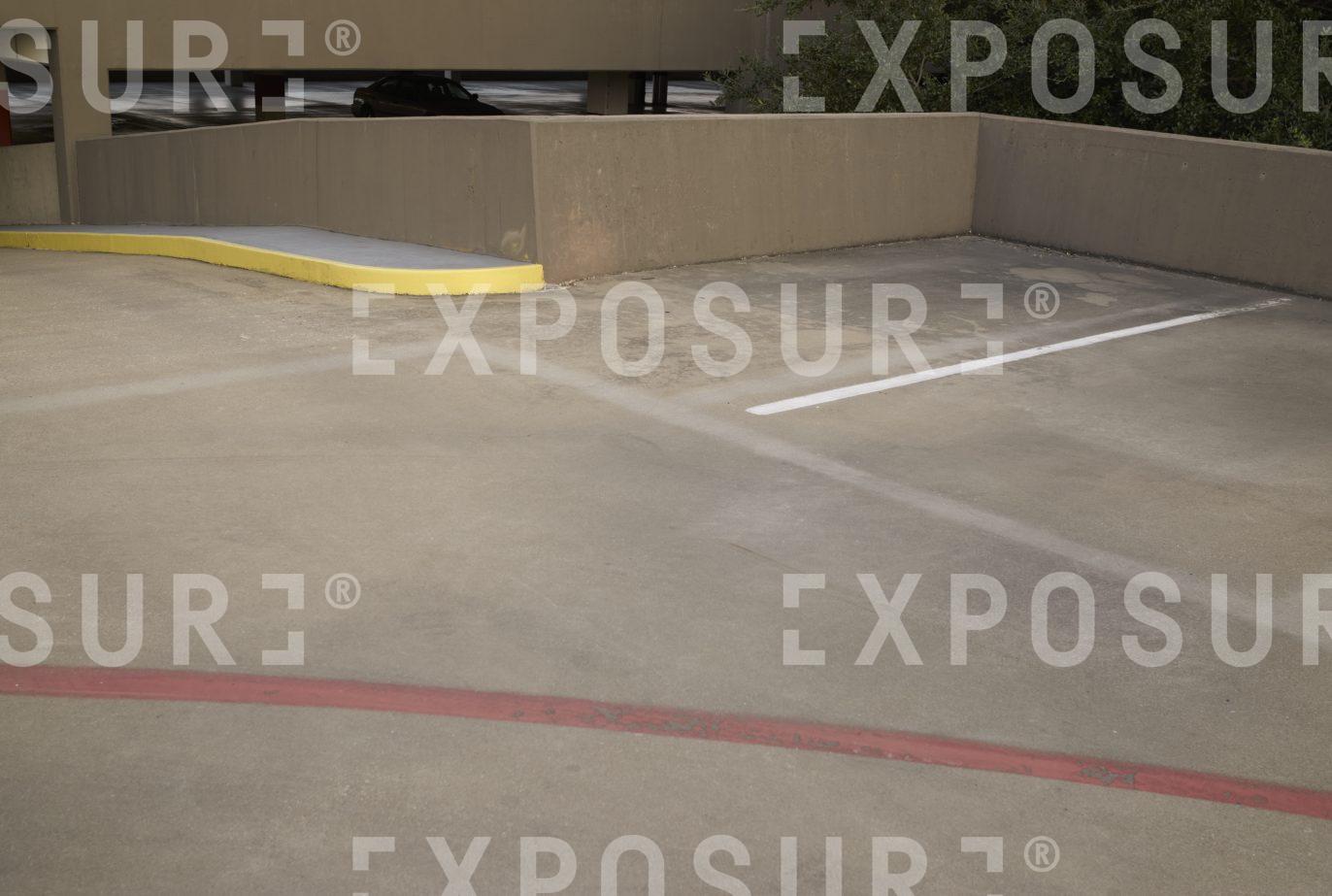 Parking lot abstract, Texas