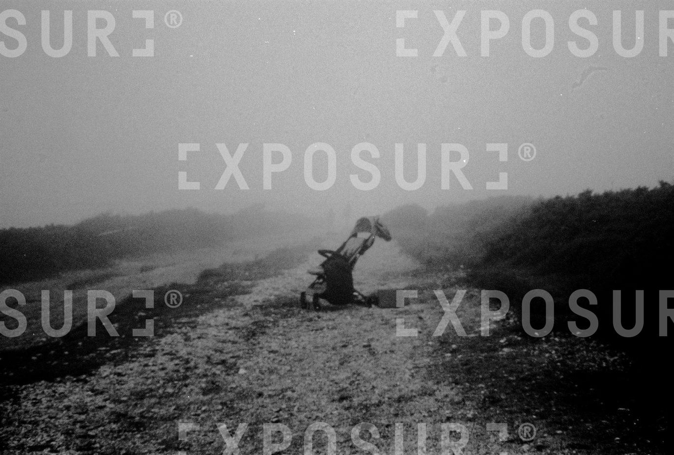 Baby’s Pram In The Fog