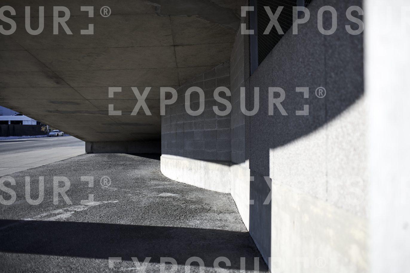 Underneath an entry ramp, Peoria