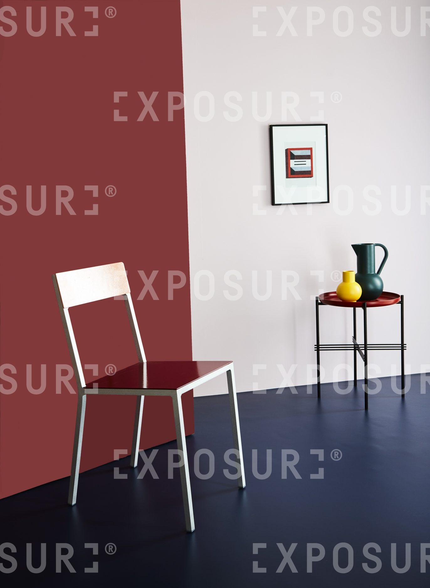 Set design with a chair