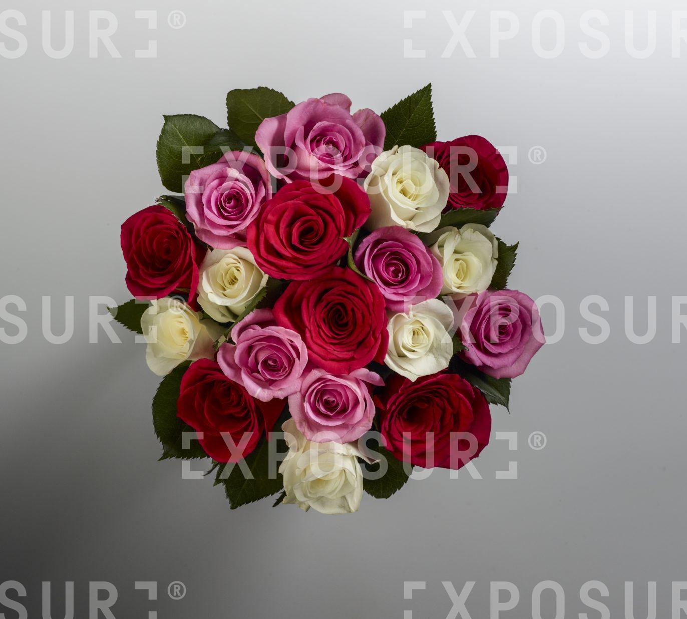 Bunch Mixed Roses
