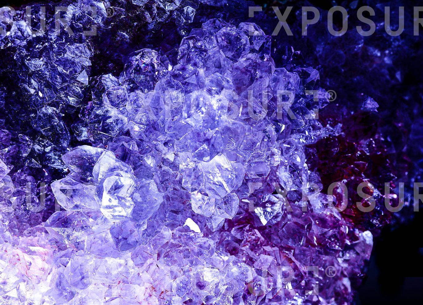 Blue Purple Crystal