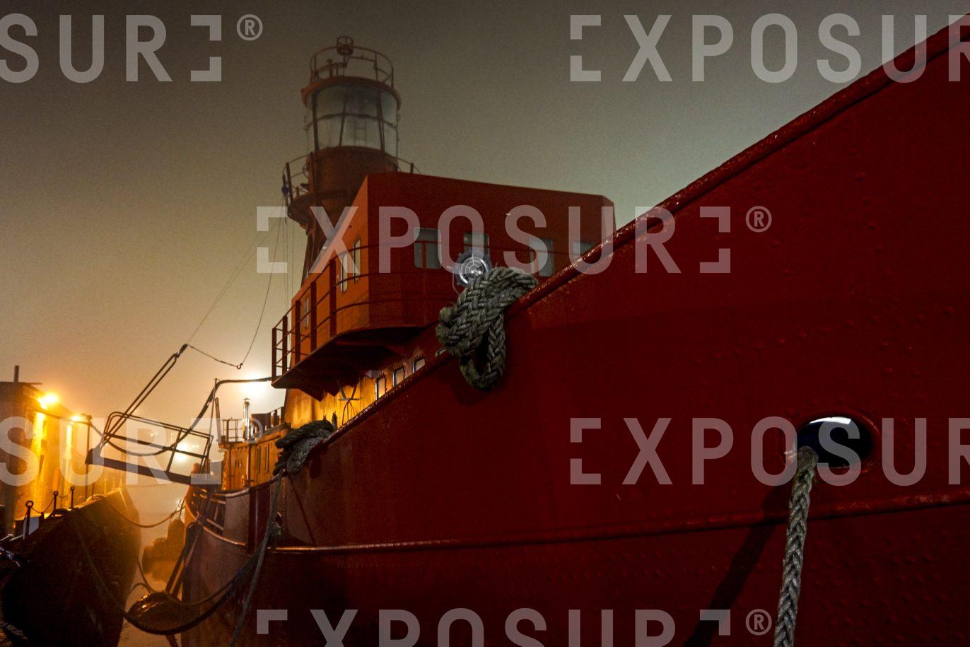 Lightship in Fog
