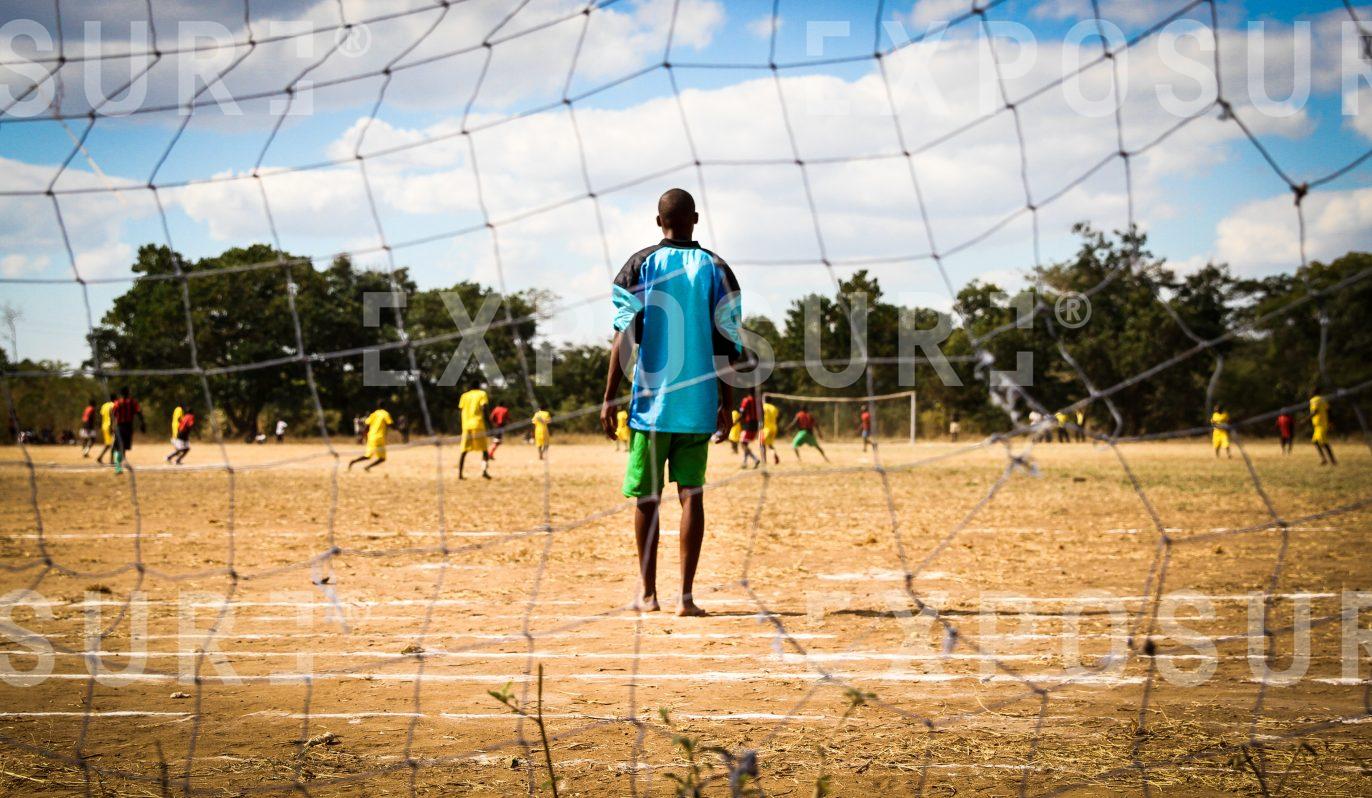 A football match in Malawi