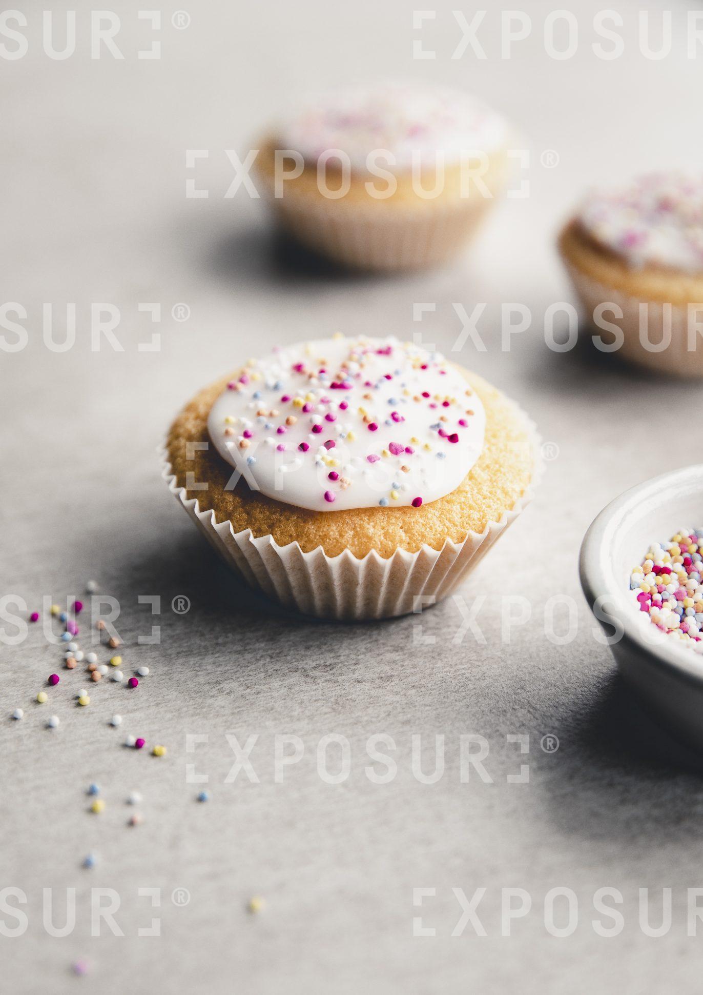 Sprinkle Cupcakes