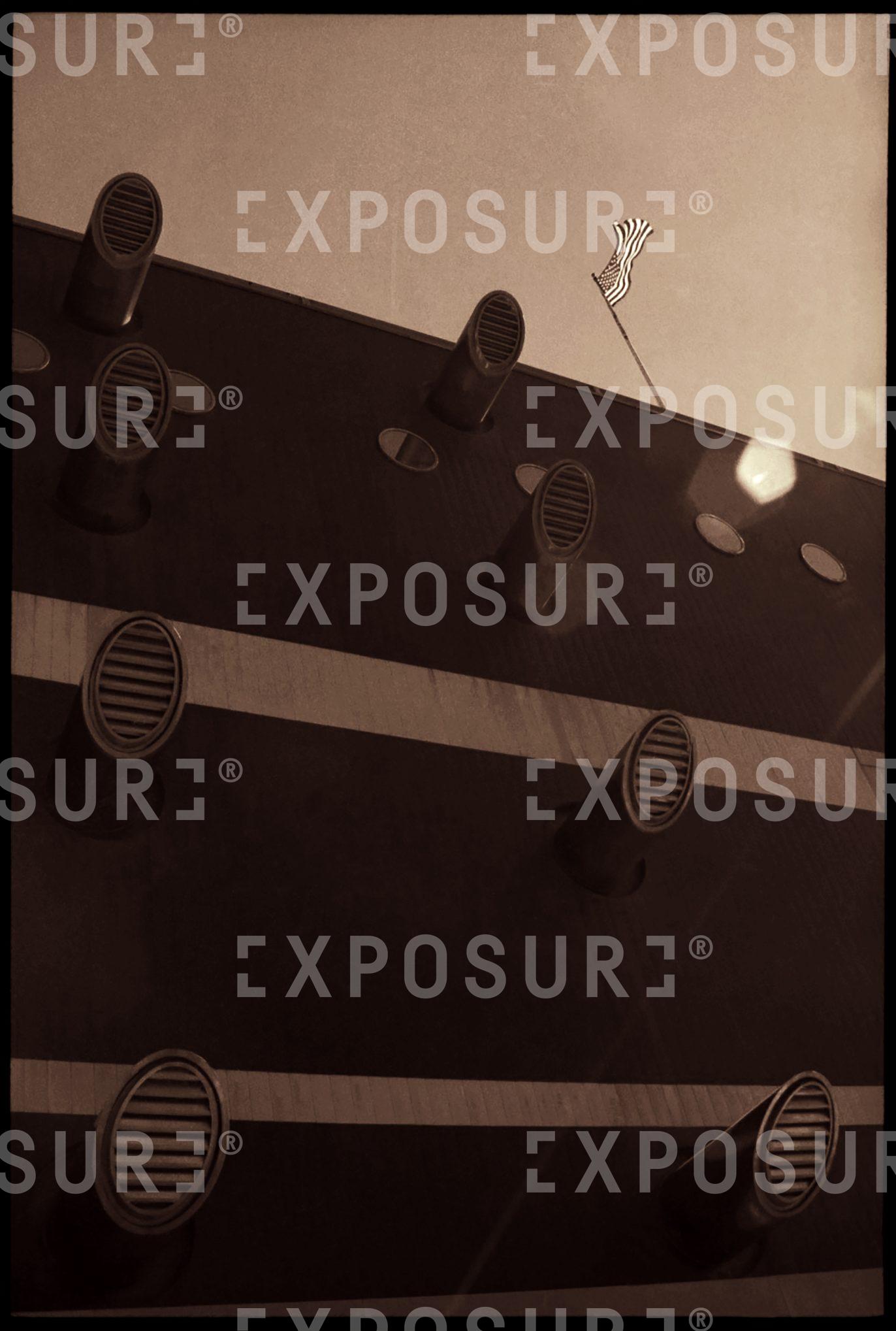 Stars and stripes in Boston USA