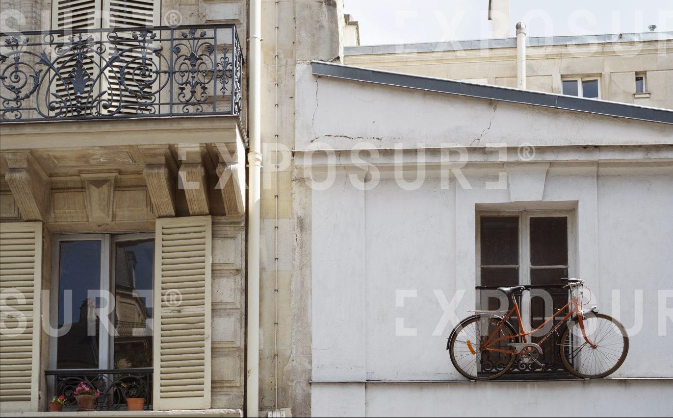 Bike On A Window Ledge
