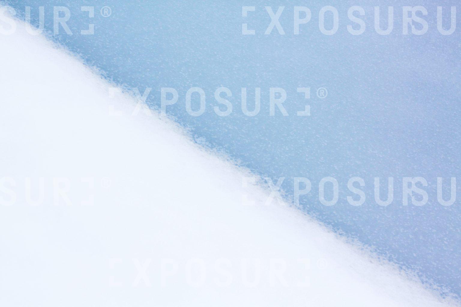 Frozen water