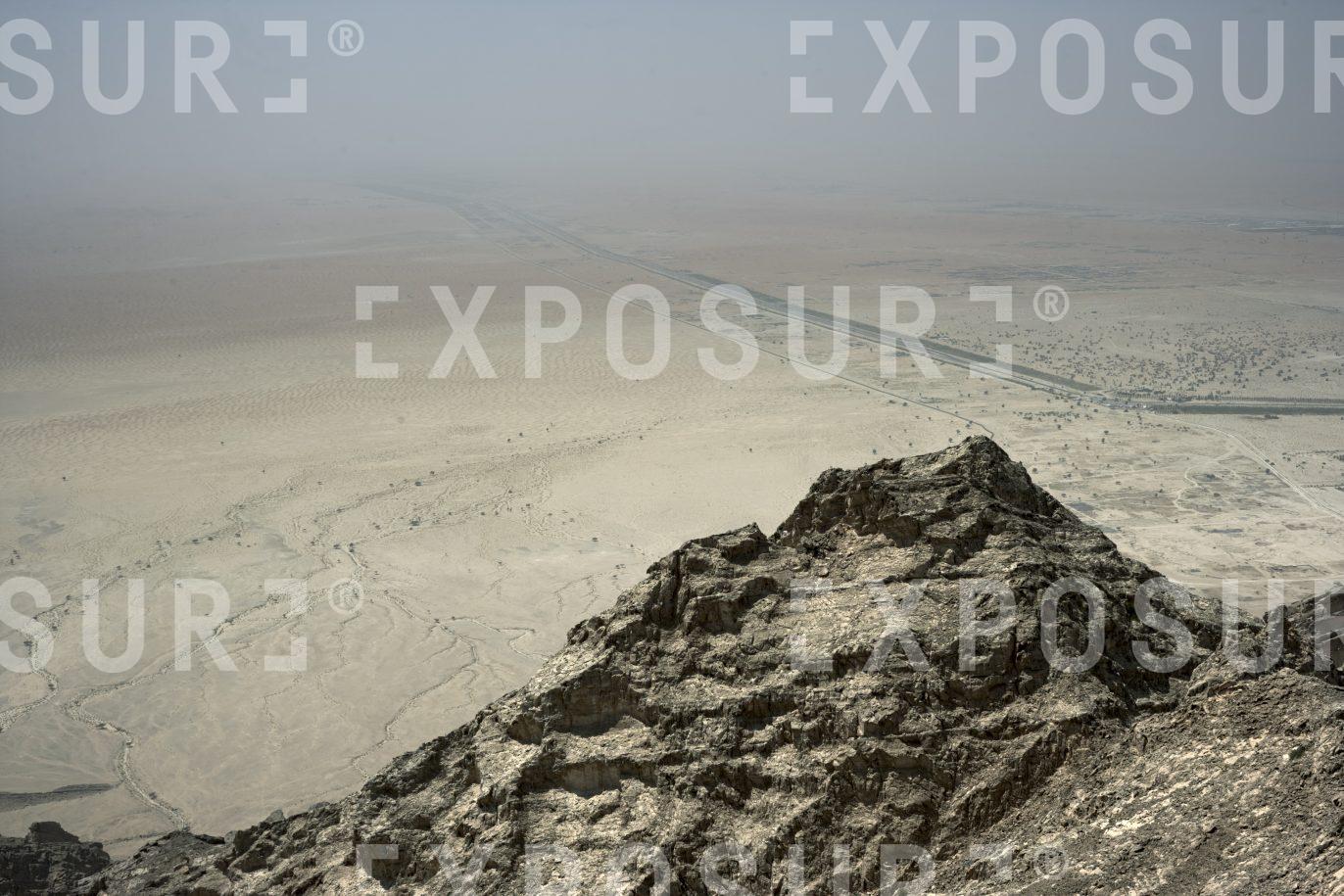 Looking east, Oman/UAE border