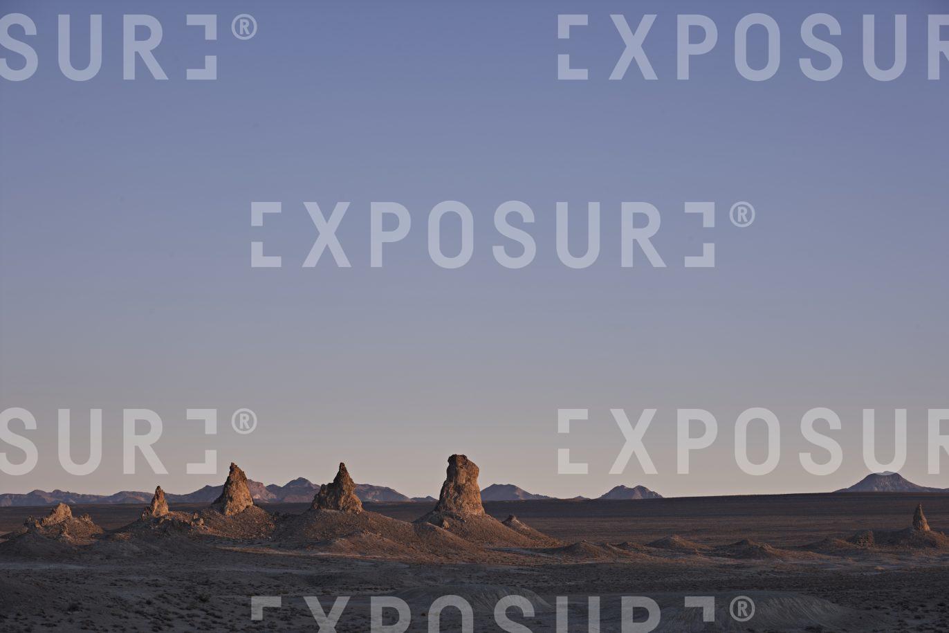 Pinnacles in the California desert
