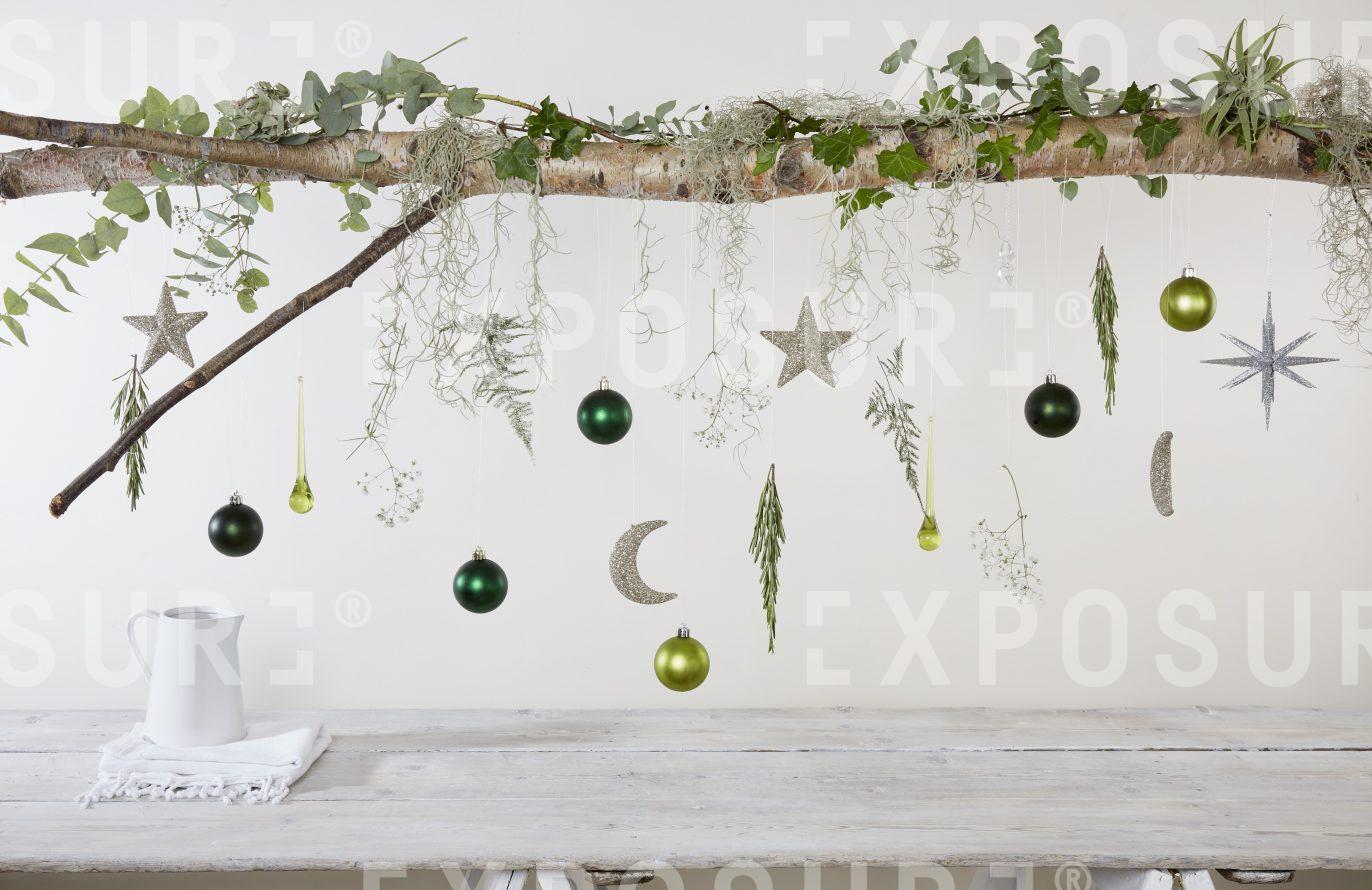 Hanging Christmas decorations