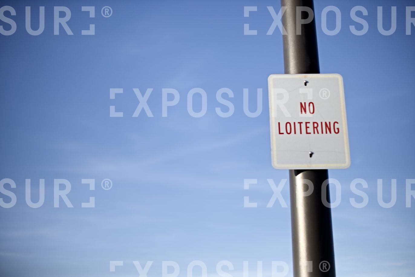 No loitering