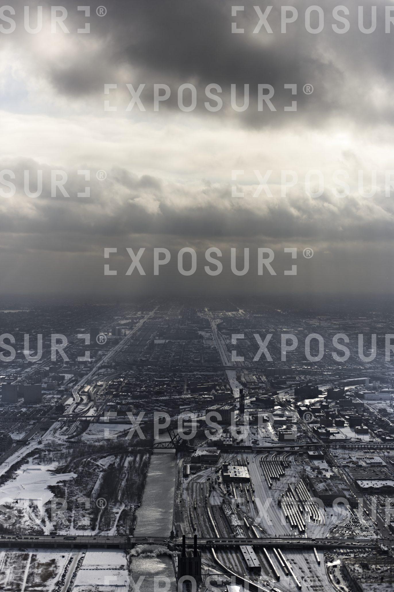 Looking south, Chicago, USA