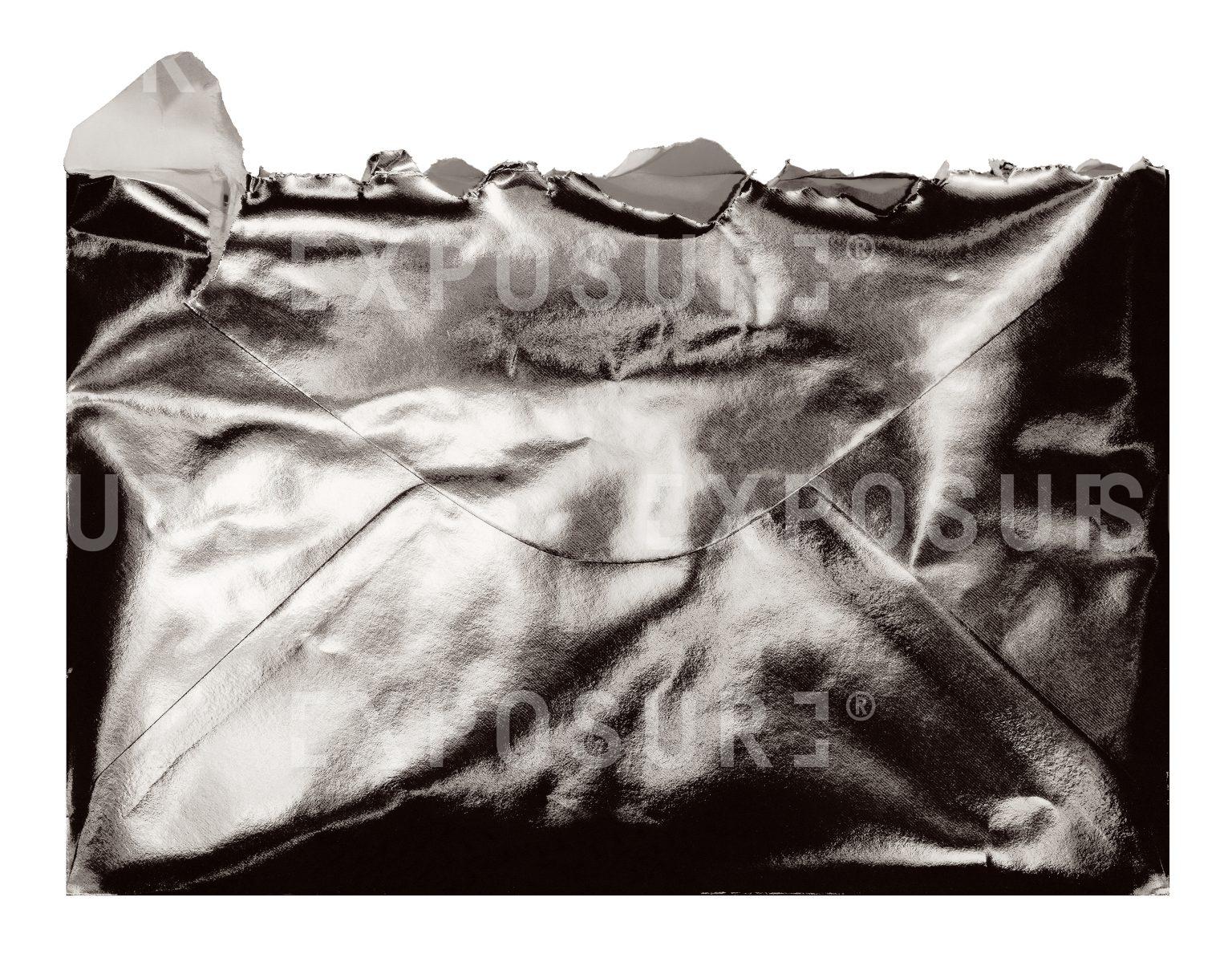 Silver envelope