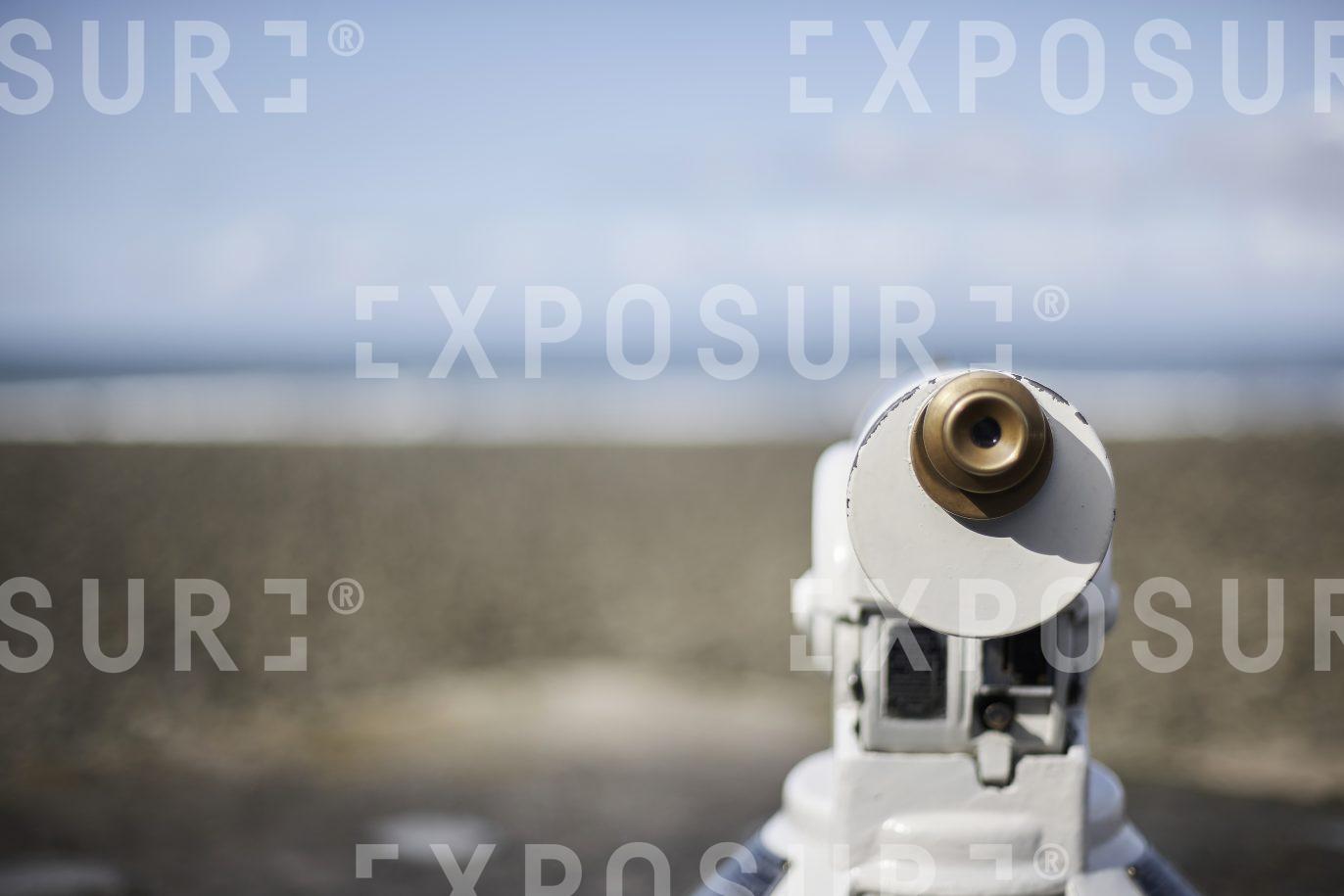 Devon, seaside telescope