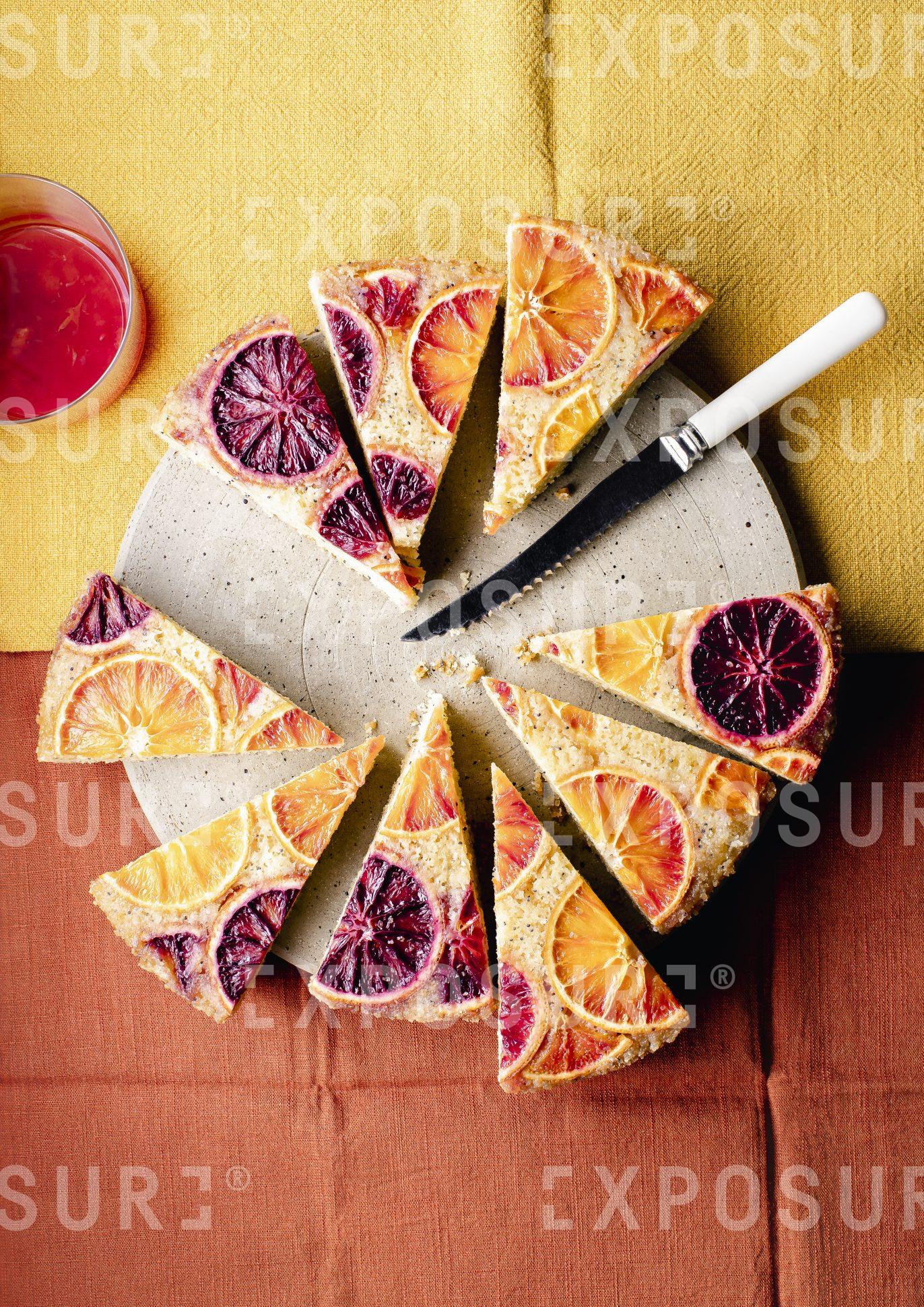 Blood Orange Upside-Down Cake