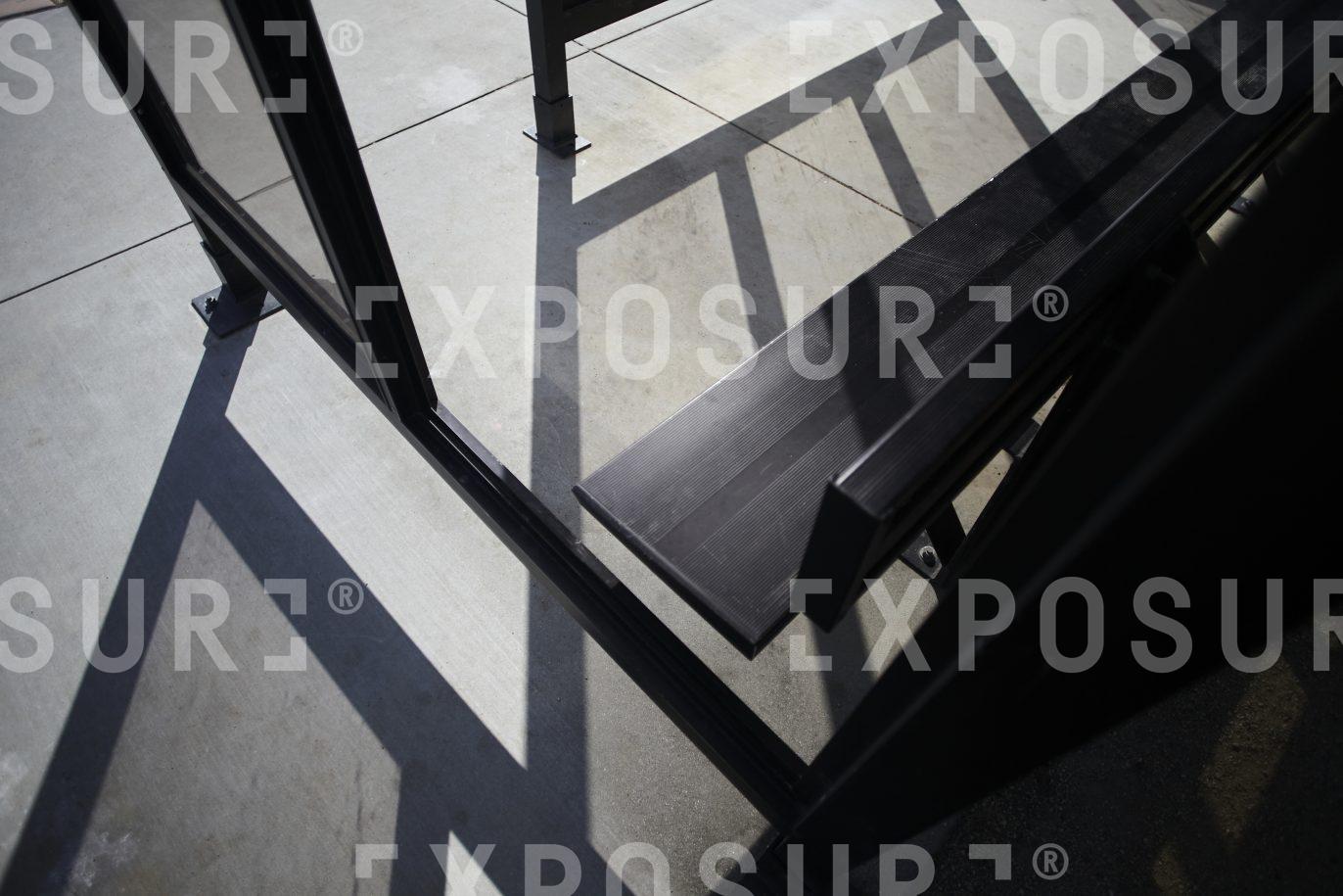 California, bus stop shelter