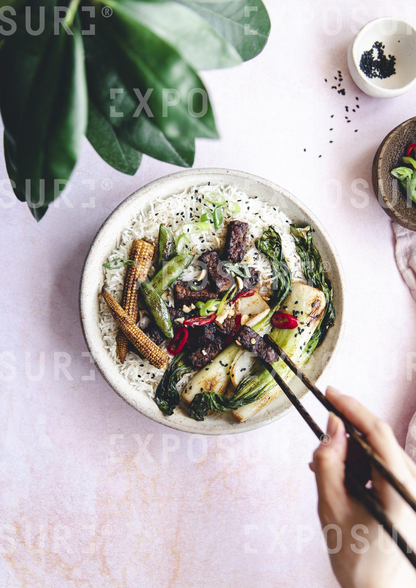 Tempeh & Vegetable Stir Fry