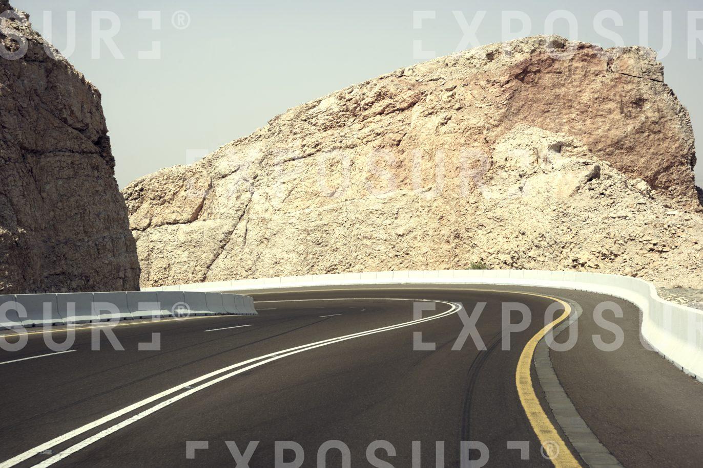 Mountain pass,  Jebel Hafeet, UAE