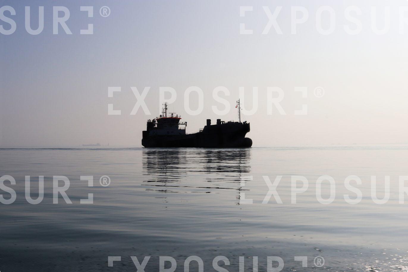 Misty Morning Fishing Boat