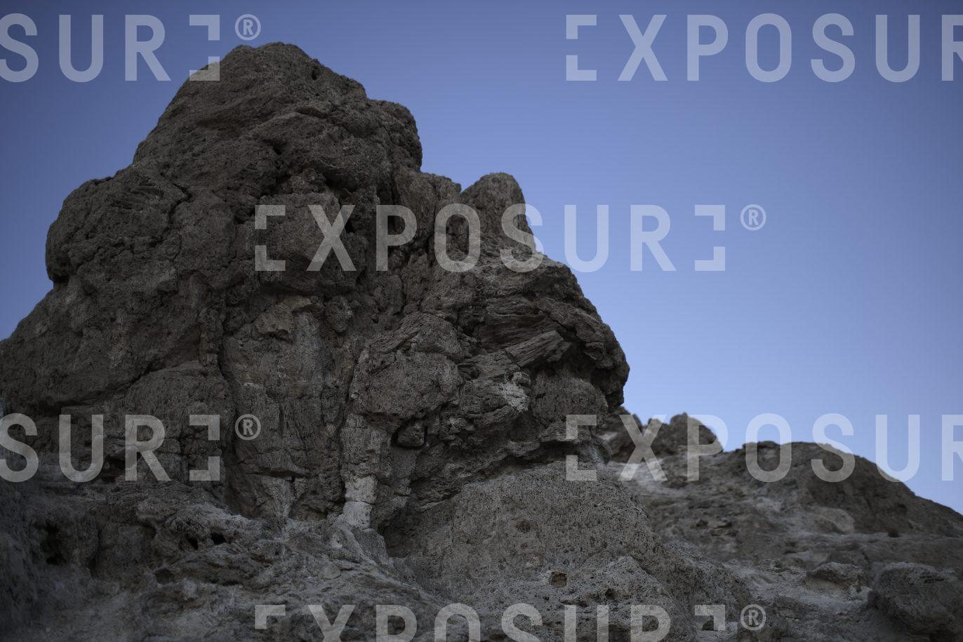 Rocky outcrop, California desert